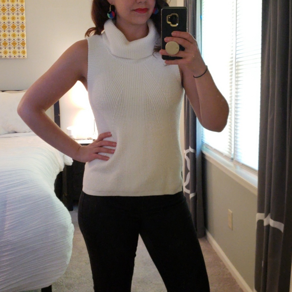 Sleeveless Sweater Tank